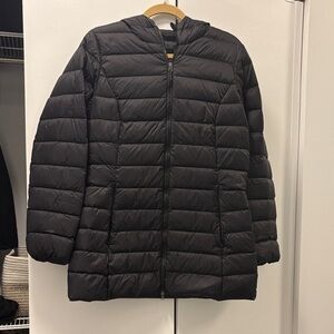 Eddie Bauer Black Down Puffer Jacket